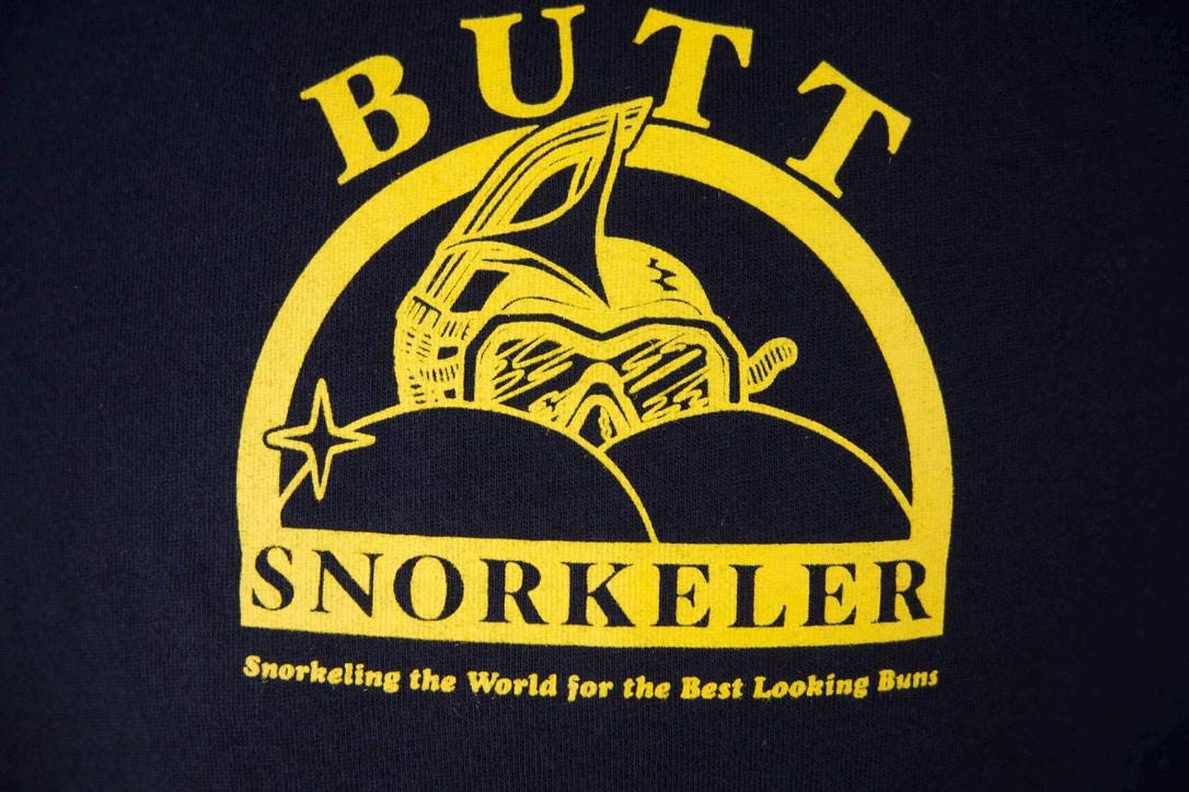 Captains Tee by Buttsnorkeler. view 2