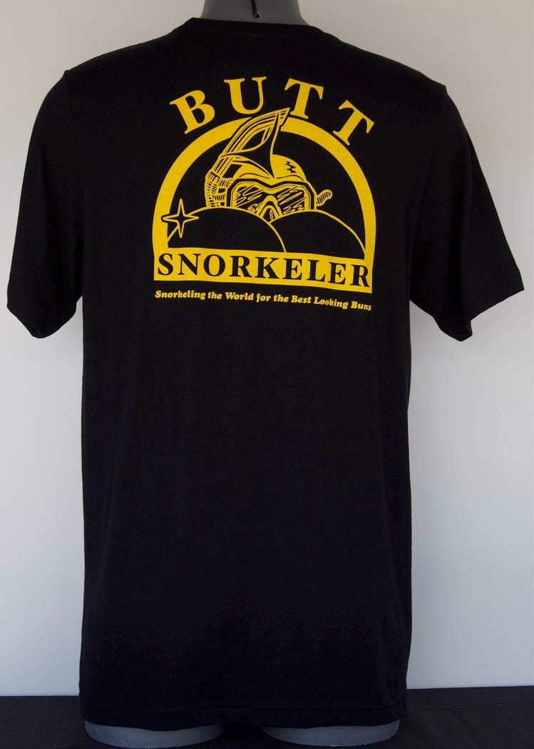 Captains Tee by Buttsnorkeler. view 4