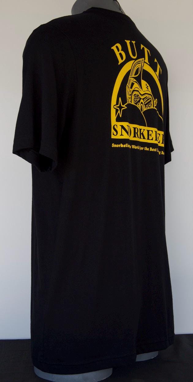 Captains Tee by Buttsnorkeler. view 5