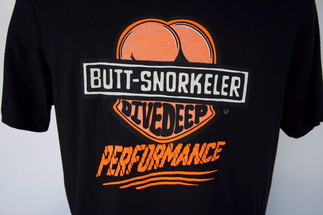HardTail - Dive Deep Performance Tee from Buttsnorkeler. view 2