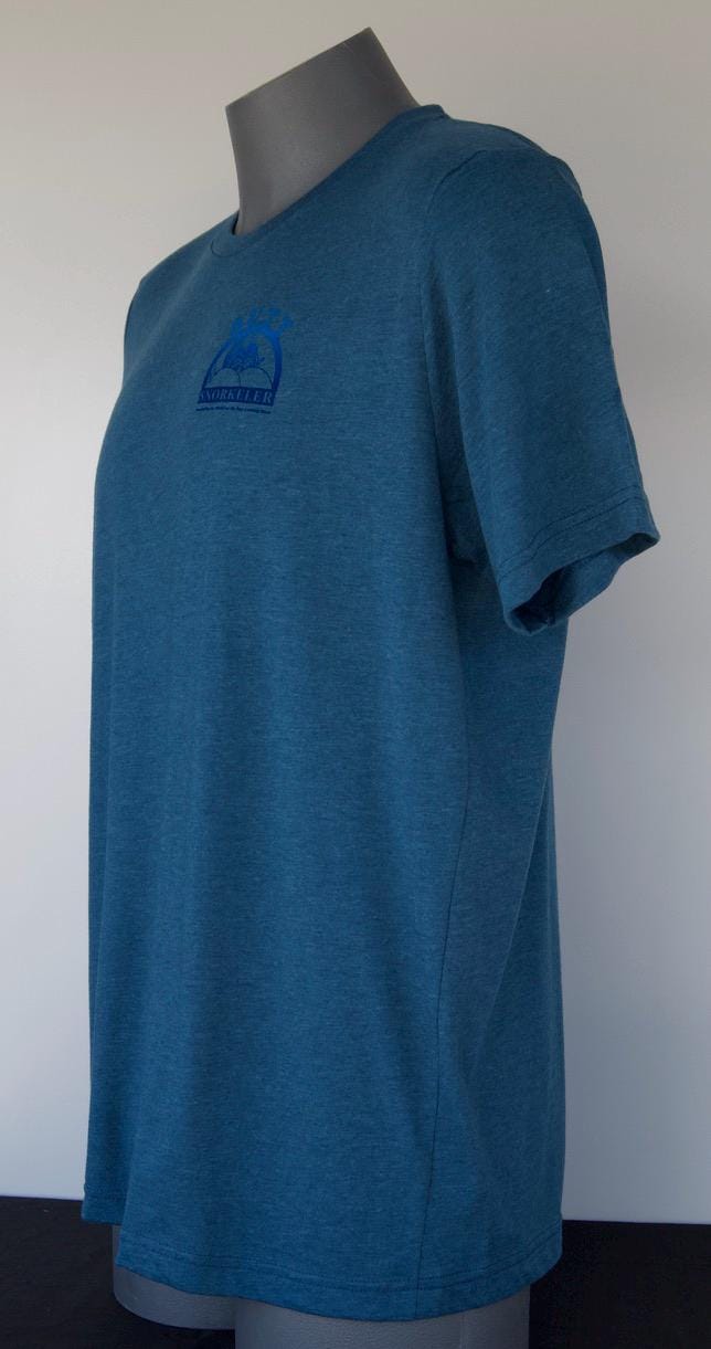 Heather Blue - Blue B.S Logo from Buttsnorkeler. view 5