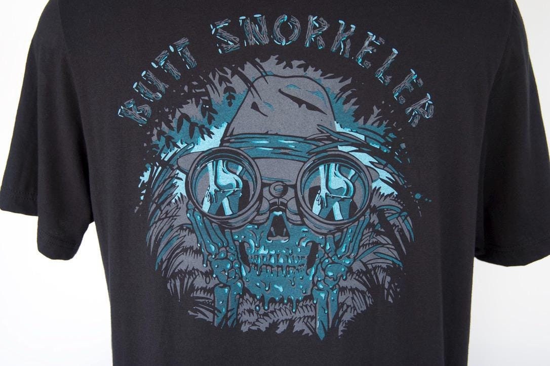 Indiana Bones Tee (Black) from Buttsnorkeler. view 2