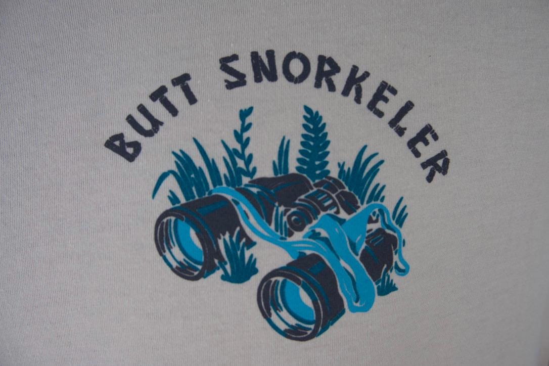 Indiana Bones Tee (Cream) from Buttsnorkeler. view 5