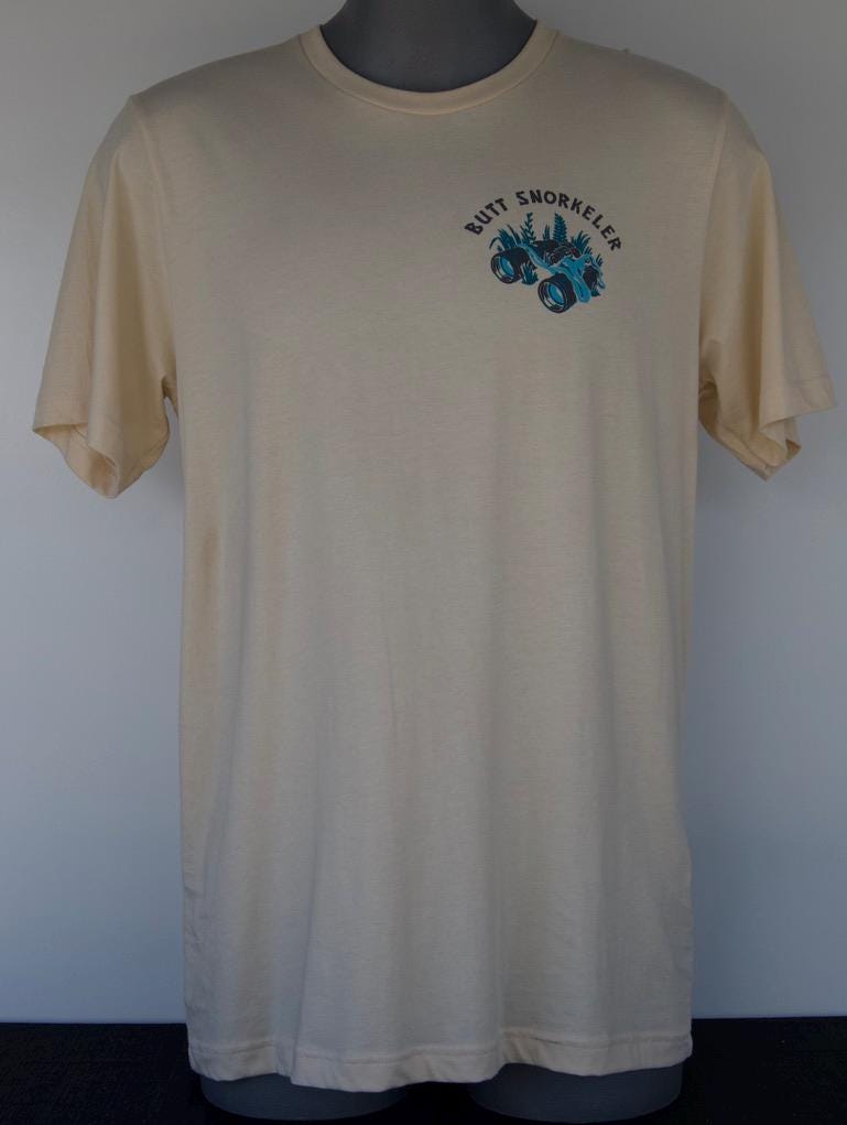 Indiana Bones Tee (Cream) from Buttsnorkeler. view 7