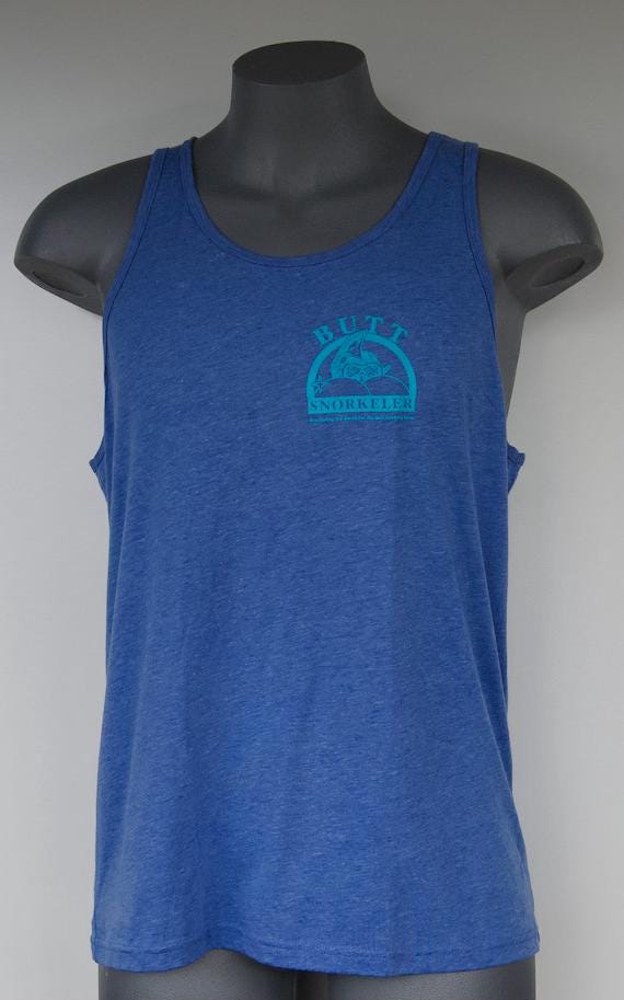 Long John Blue Tank - By Buttsnorkeler. view 3