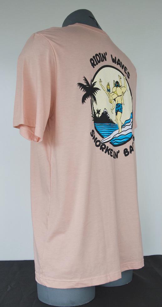 Ridin Waves Snorkelin Babes (Peach) from Buttsnorkeler. view 3