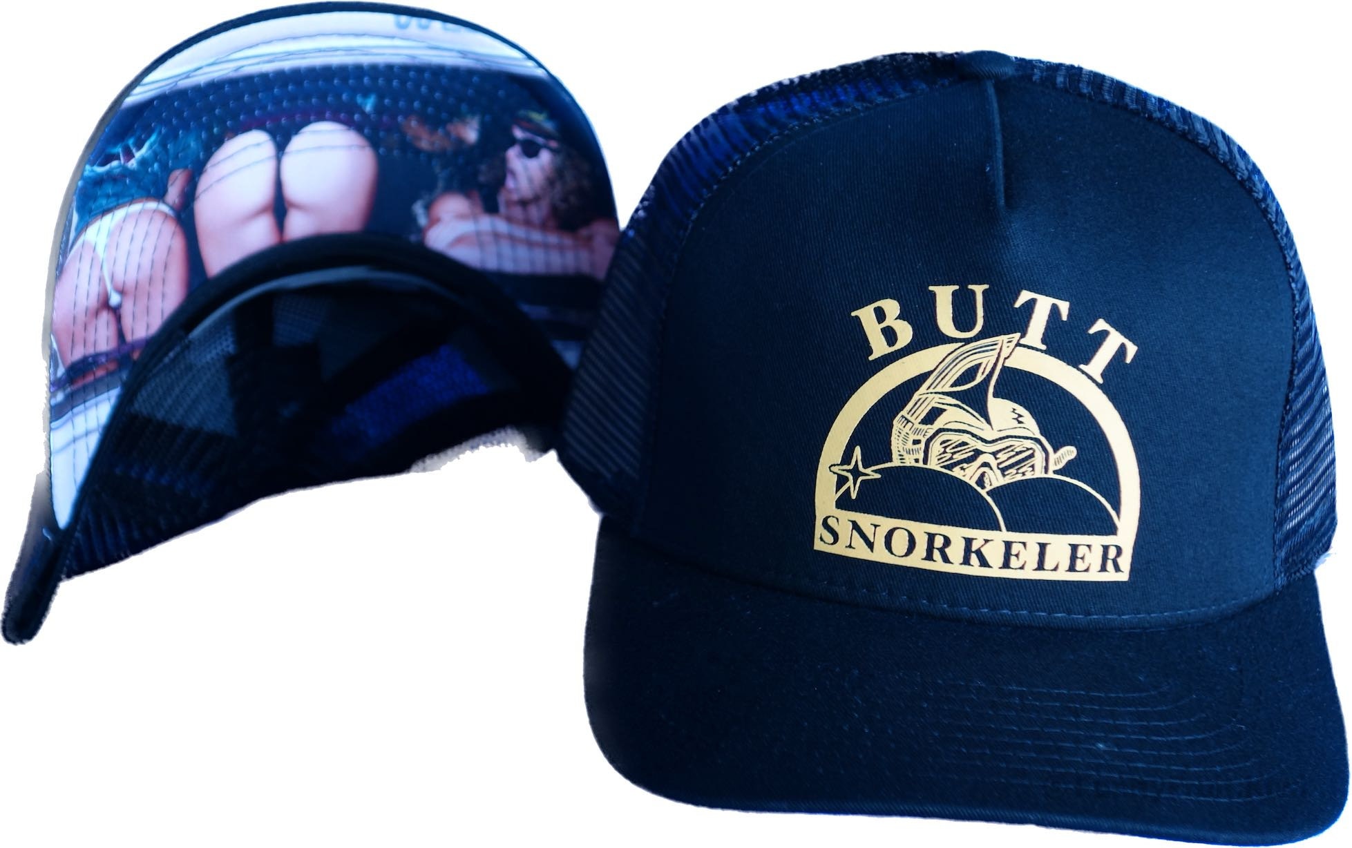 Under The Hood - ButtSnorkeler BaseBall Cap view 5